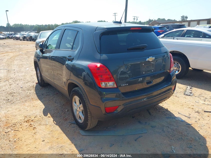 VIN 3GNCJKSB8LL196501 2020 CHEVROLET TRAX FWD LS