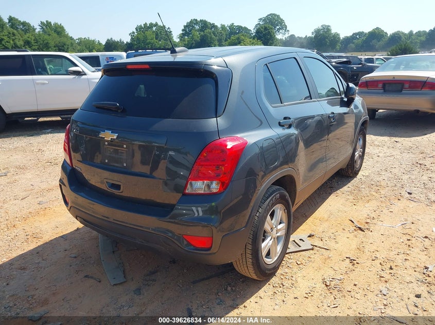 VIN 3GNCJKSB8LL196501 2020 CHEVROLET TRAX FWD LS