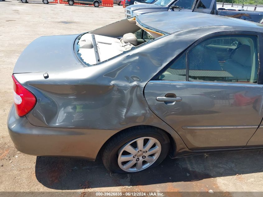 2004 Toyota Camry Xle V6 VIN: 4T1BF32K54U585546 Lot: 39626835