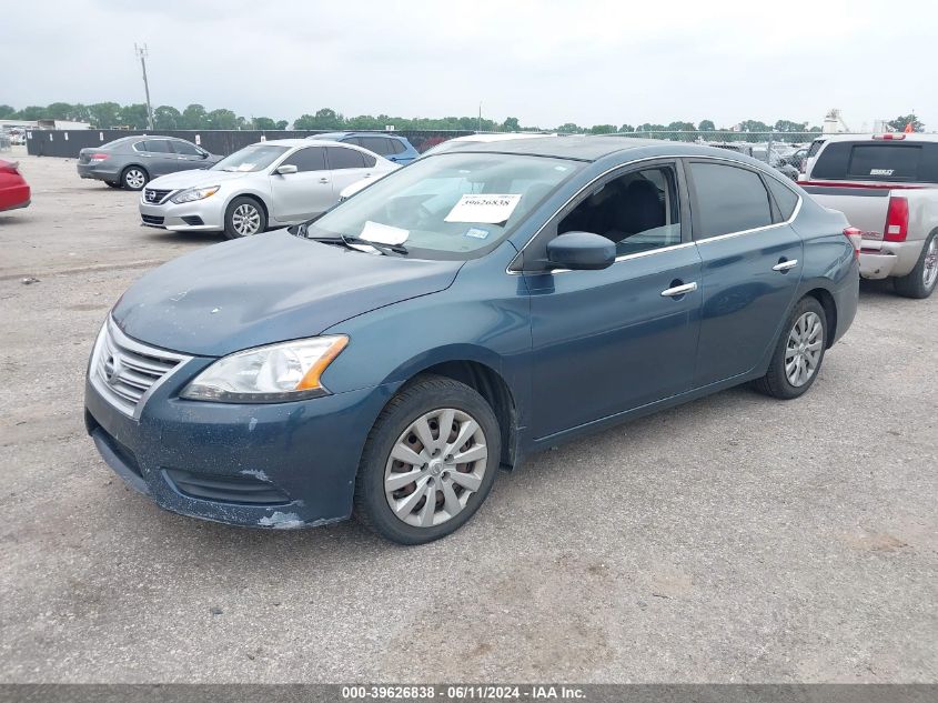 3N1AB7AP5EY312902 2014 Nissan Sentra Sv