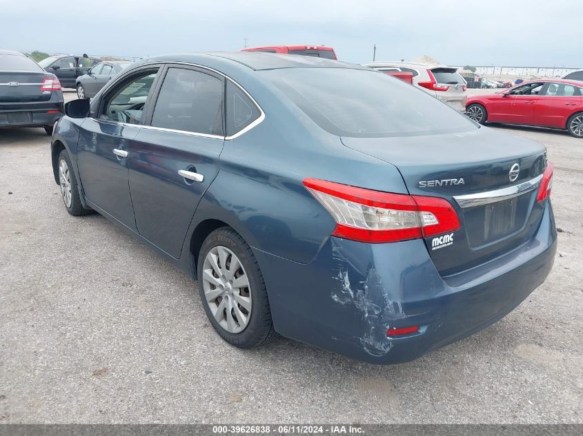 3N1AB7AP5EY312902 2014 Nissan Sentra Sv