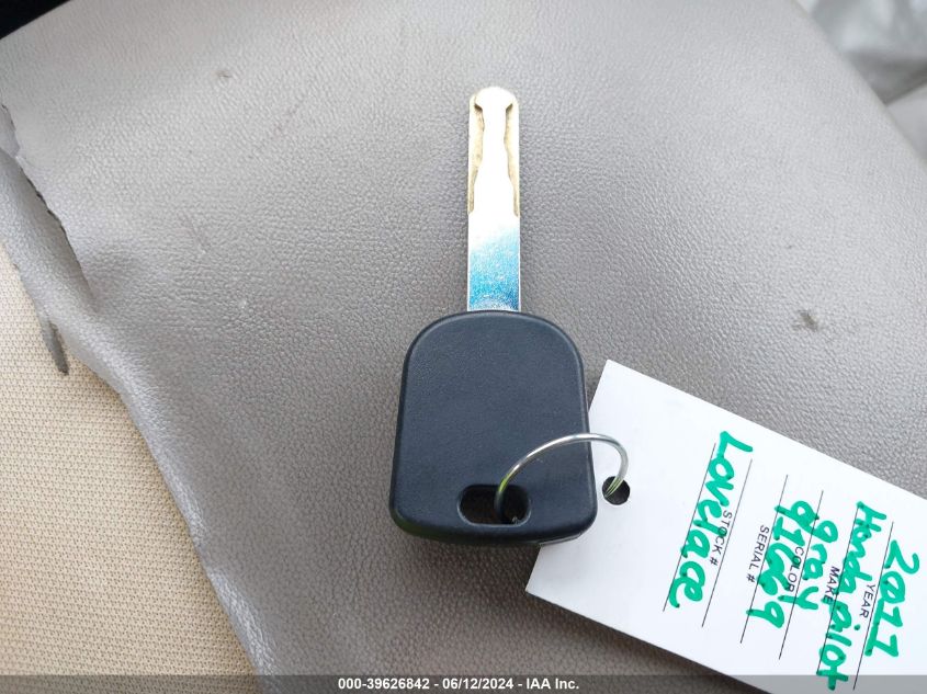 2011 Honda Pilot Ex-L VIN: 5FNYF4H57BB069880 Lot: 39626842