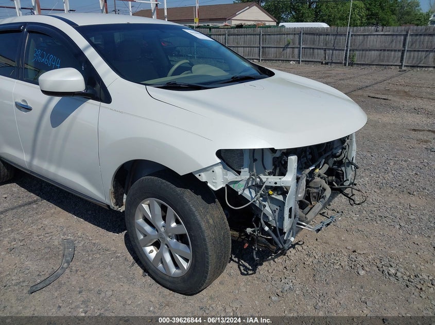 2014 Nissan Murano S VIN: JN8AZ1MW6EW523451 Lot: 39626844