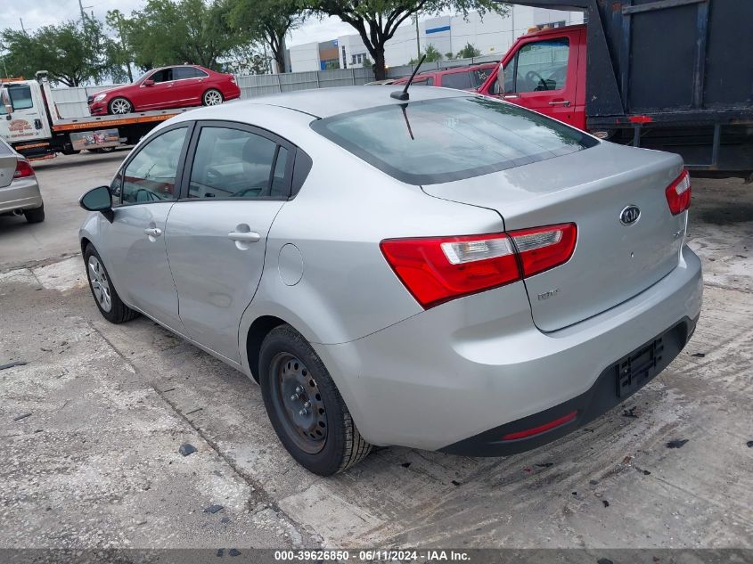 KNADN4A37D6104925 | 2013 KIA RIO