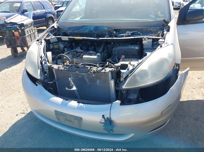 2010 Toyota Sienna Le VIN: 5TDKK4CC6AS301239 Lot: 39626866