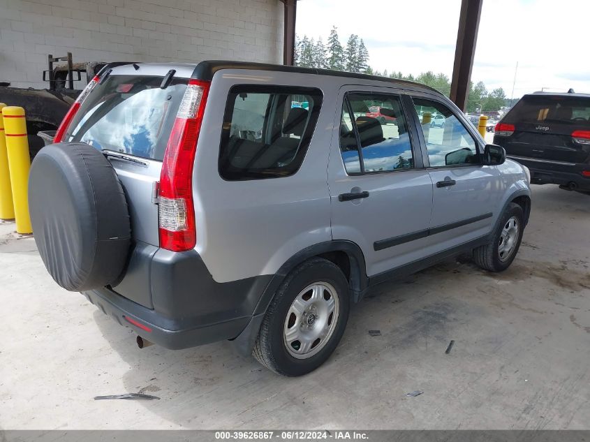 2005 Honda Cr-V Lx VIN: JHLRD78555C023061 Lot: 39626867