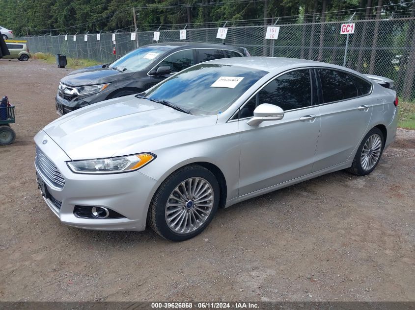 2016 Ford Fusion Titanium VIN: 3FA6P0K90GR179609 Lot: 39626868