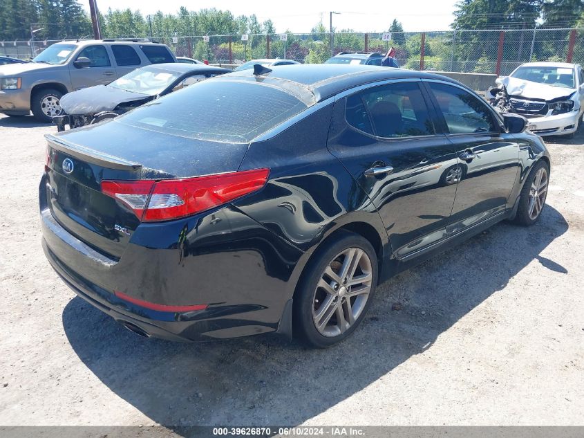 2013 Kia Optima Sx VIN: 5XXGR4A61DG121316 Lot: 39626870