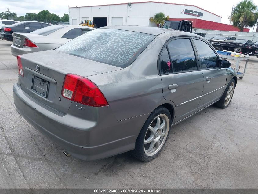 2HGES16504H520324 | 2004 HONDA CIVIC