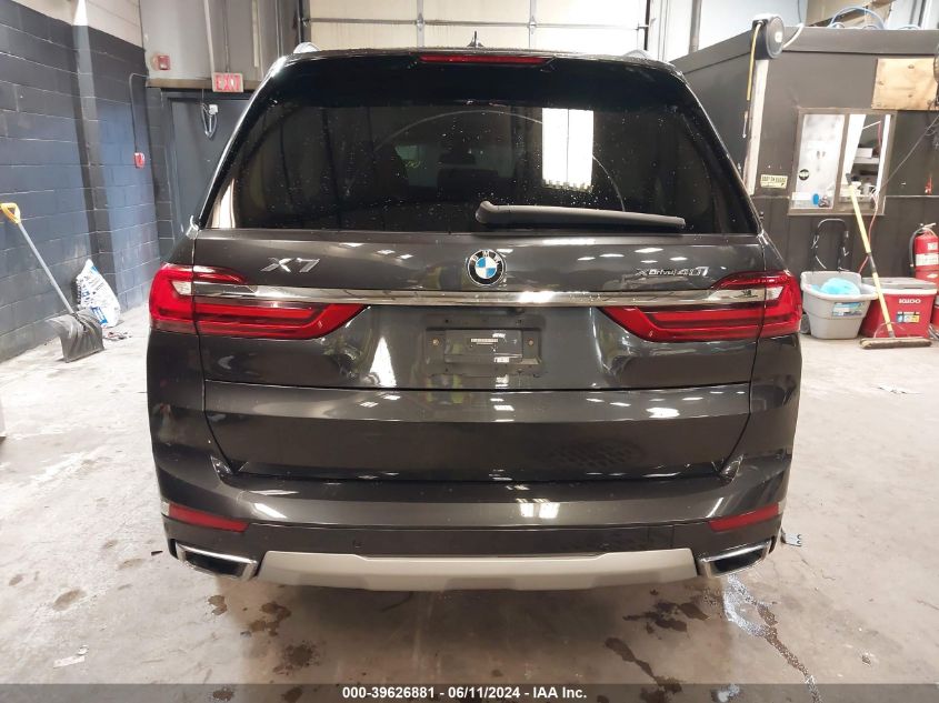 2021 BMW X7 xDrive40I VIN: 5UXCW2C06M9H52579 Lot: 39626881