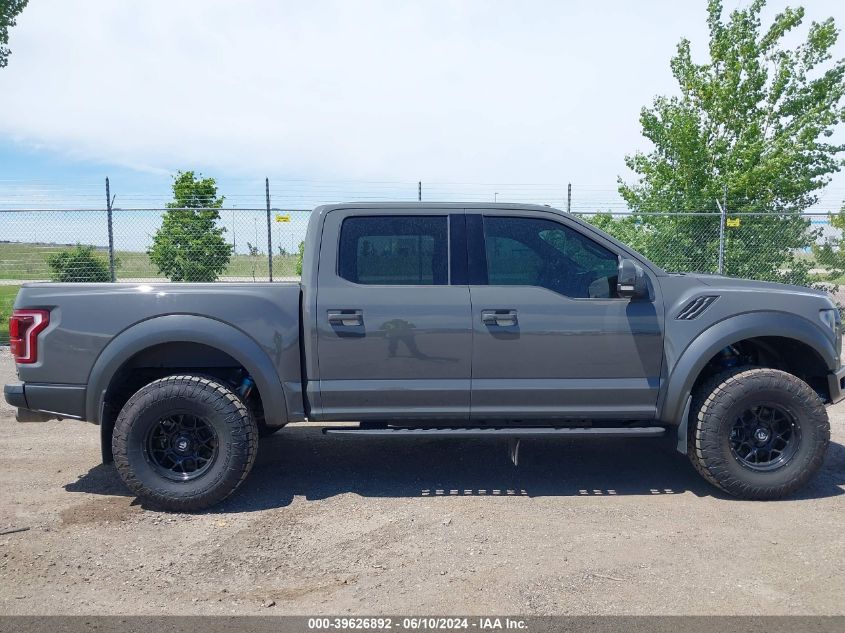 2018 Ford F-150 Raptor VIN: 1FTFW1RG0JFB99080 Lot: 39626892
