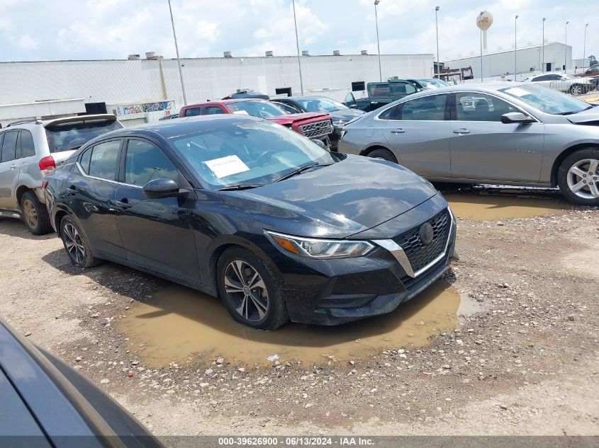 2022 Nissan Sentra Sv Xtronic Cvt VIN: 3N1AB8CV5NY261130 Lot: 39626900