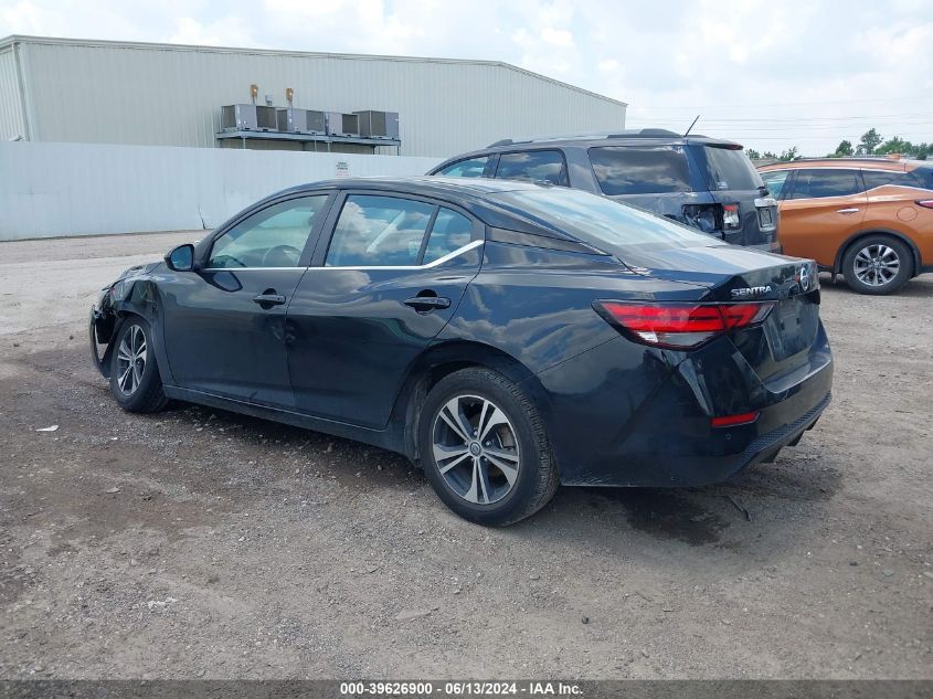 2022 Nissan Sentra Sv Xtronic Cvt VIN: 3N1AB8CV5NY261130 Lot: 39626900