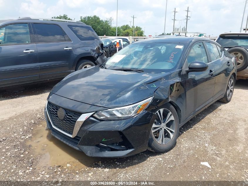 2022 Nissan Sentra Sv Xtronic Cvt VIN: 3N1AB8CV5NY261130 Lot: 39626900