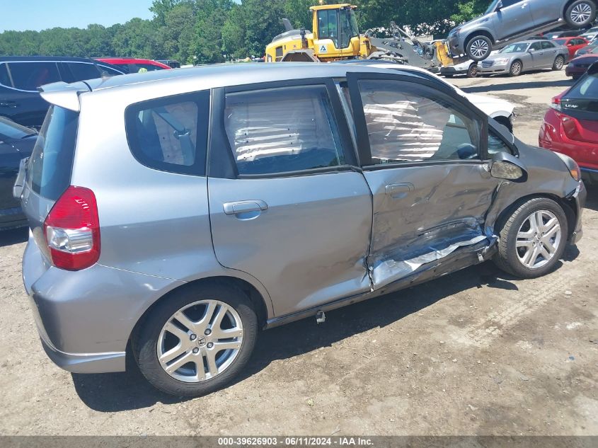 2007 Honda Fit Sport VIN: JHMGD38607S031159 Lot: 39626903
