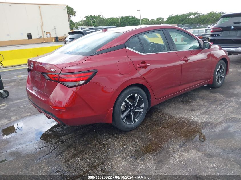 2024 Nissan Sentra Sv Xtronic Cvt VIN: 3N1AB8CV4RY202821 Lot: 39626922