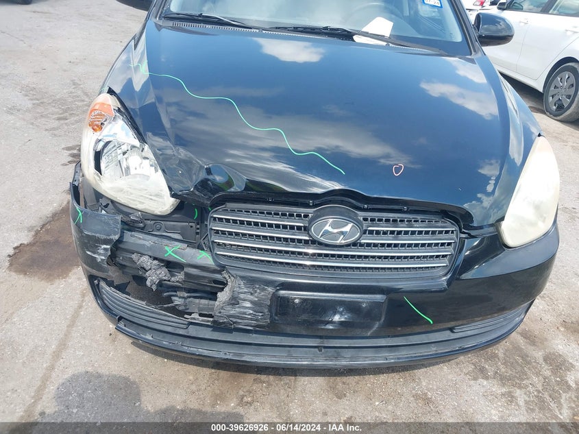 2008 Hyundai Accent Gls VIN: KMHCN46C58U270784 Lot: 39626926