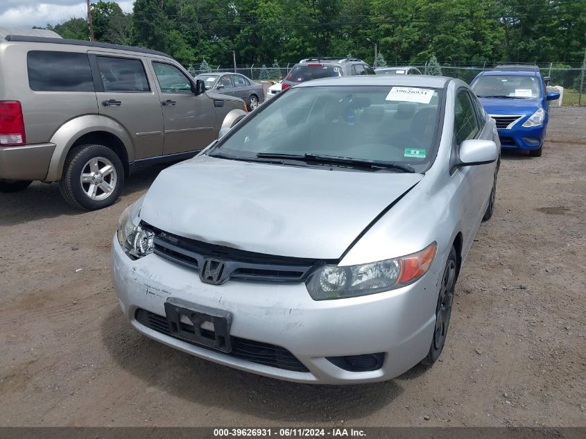 2007 Honda Civic Lx VIN: 2HGFG11607H526439 Lot: 39626931
