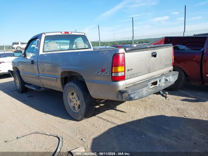 2000 Chevrolet Silverado 1500 Ls VIN: 1GCEK14T9YZ102530 Lot: 39626942