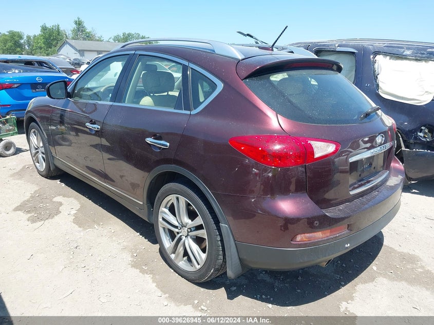 2012 Infiniti Ex35 Journey VIN: JN1AJ0HR6CM450207 Lot: 39626945