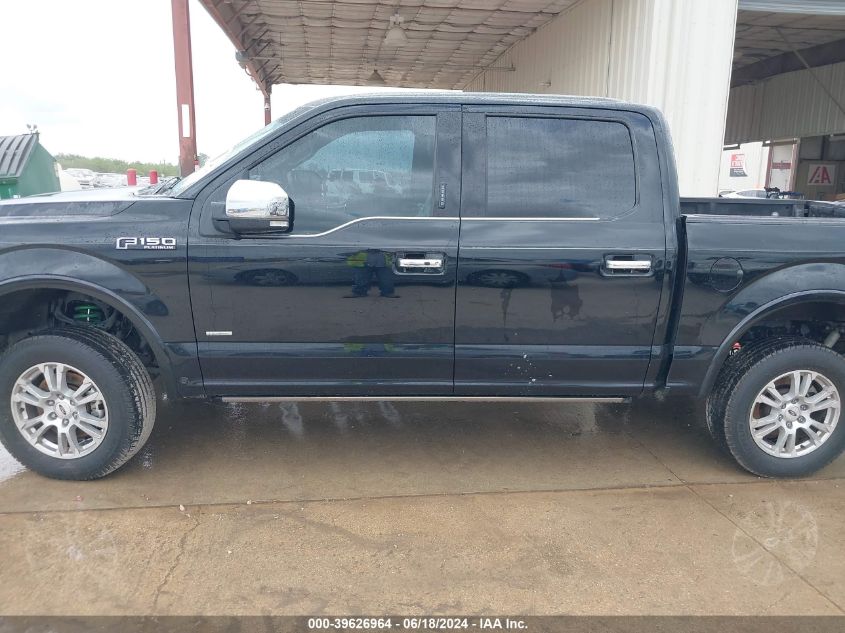 2016 Ford F-150 Platinum VIN: 1FTEW1CG1GFD19742 Lot: 39626964