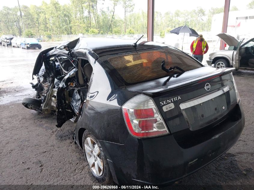 2012 Nissan Sentra 2.0 VIN: 3N1AB6AP3CL772774 Lot: 39626968