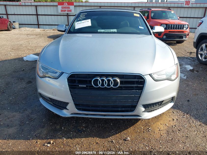 2013 Audi A5 2.0T Premium VIN: WAULFAFH1DN010590 Lot: 39626978