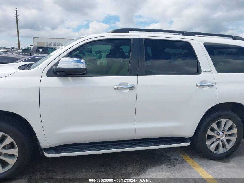 2017 Toyota Sequoia Limited VIN: 5TDKY5G13HS067164 Lot: 39626980