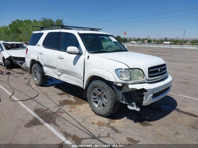 2004 Toyota Sequoia Limited V8 VIN: 5TDBT48AX4S223038 Lot: 39626989