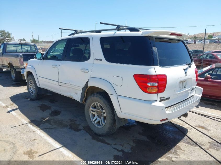 2004 Toyota Sequoia Limited V8 VIN: 5TDBT48AX4S223038 Lot: 39626989