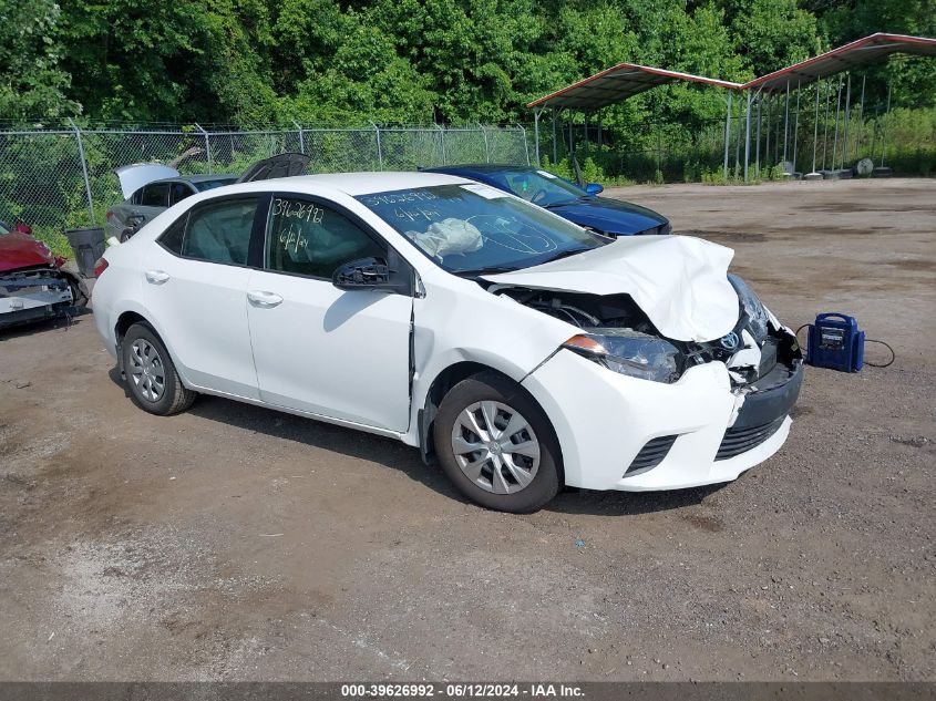 2016 TOYOTA COROLLA L/LE/LE PLS/PRM/S/S PLS - 2T1BURHE0GC513833