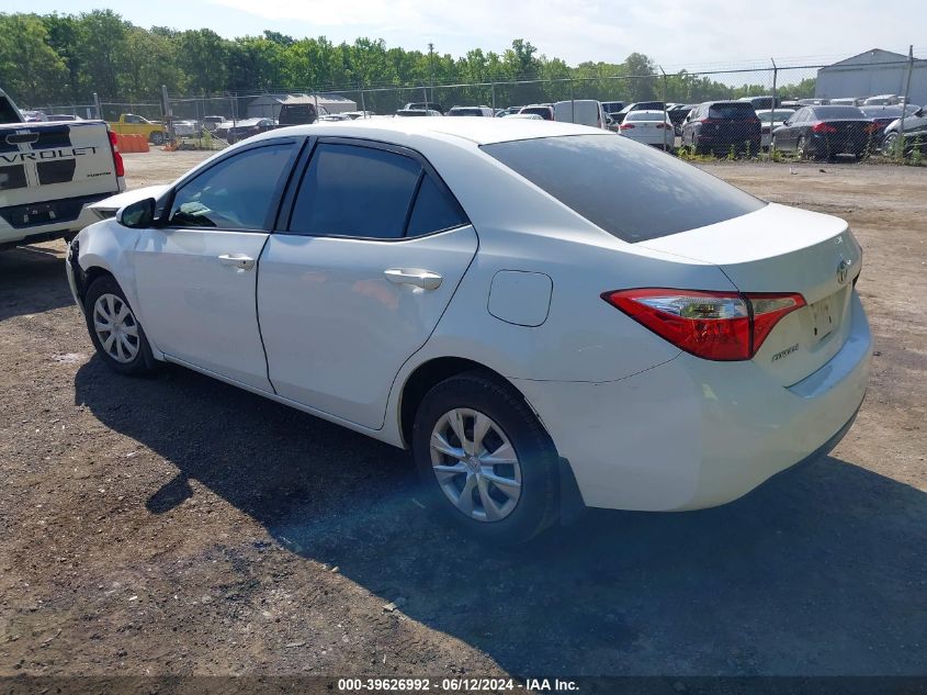 2016 TOYOTA COROLLA L/LE/LE PLS/PRM/S/S PLS - 2T1BURHE0GC513833