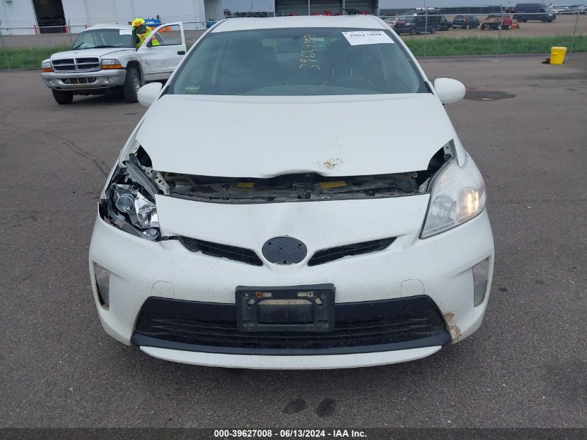 2013 Toyota Prius Three Se VIN: JTDKN3DUXD1660023 Lot: 39627008