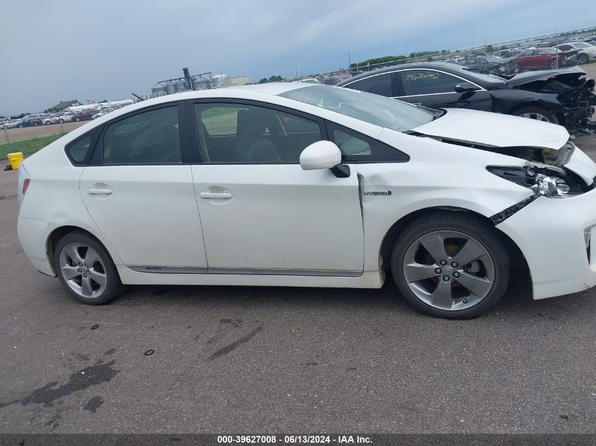 2013 Toyota Prius Three Se VIN: JTDKN3DUXD1660023 Lot: 39627008