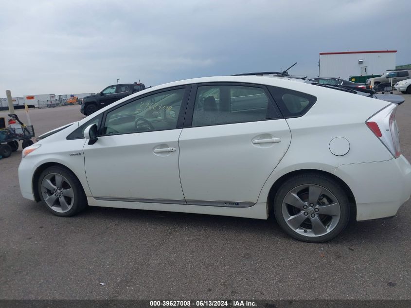 2013 Toyota Prius Three Se VIN: JTDKN3DUXD1660023 Lot: 39627008