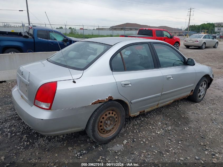 2002 Hyundai Elantra Gls VIN: KMHDN45D92U409613 Lot: 39627018