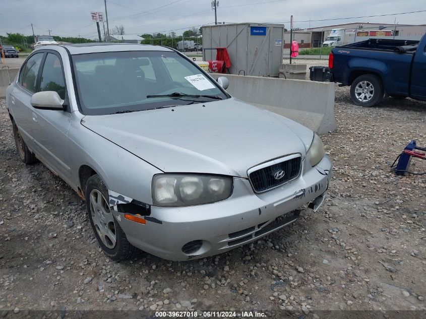 2002 Hyundai Elantra Gls VIN: KMHDN45D92U409613 Lot: 39627018