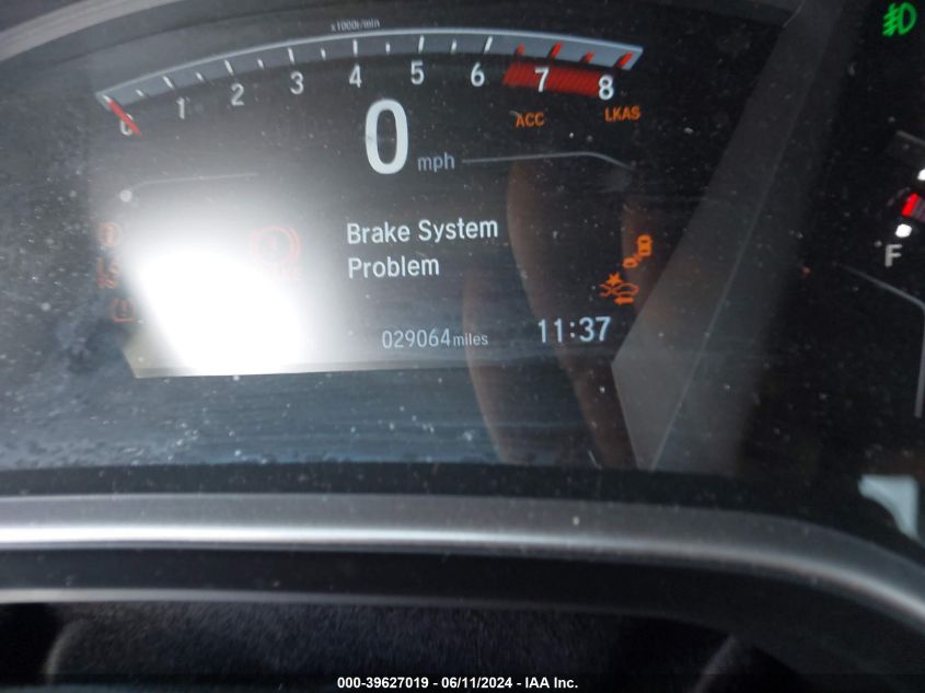 2019 Honda Cr-V Ex VIN: 5J6RW1H56KA020000 Lot: 39627019