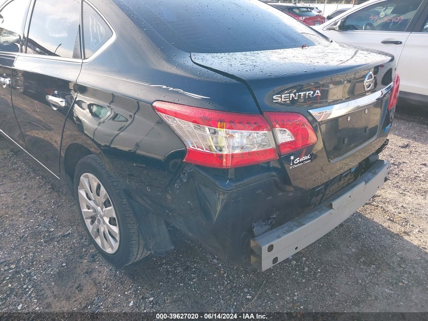 2014 Nissan Sentra Sv VIN: 3N1AB7AP8EY200823 Lot: 39627020