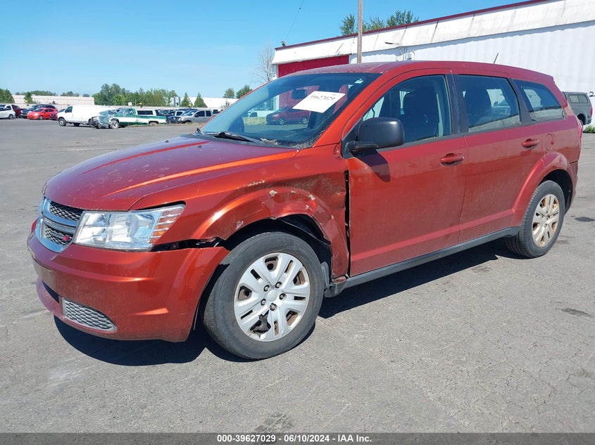 2013 Dodge Journey American Value Pkg VIN: 3C4PDCAB8DT729408 Lot: 39627029