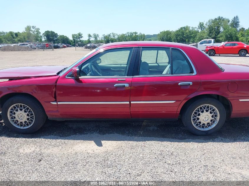 2002 Mercury Grand Marquis Gs VIN: 2MEFM74W32X608054 Lot: 39627033