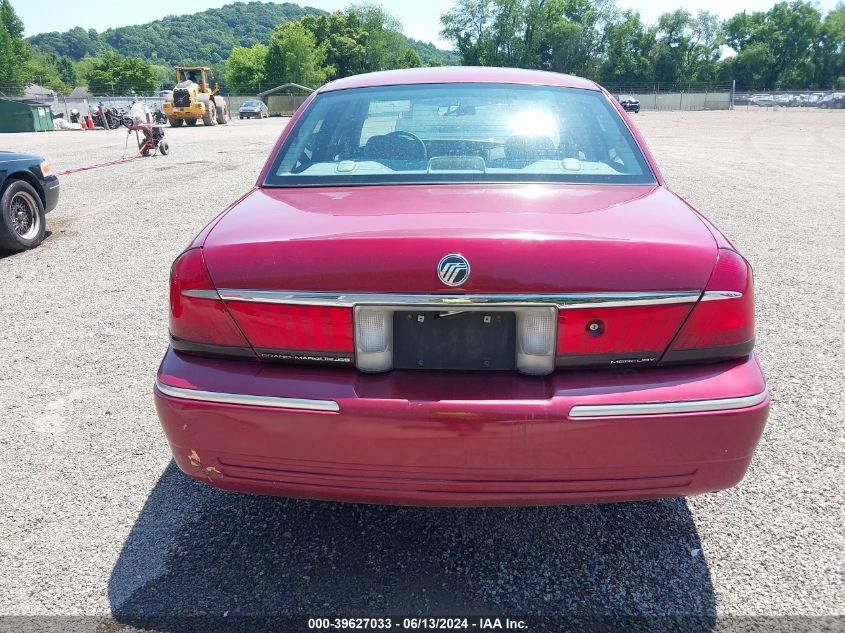 2002 Mercury Grand Marquis Gs VIN: 2MEFM74W32X608054 Lot: 39627033