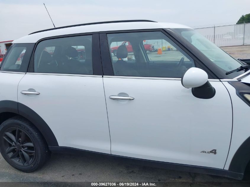 2012 Mini Cooper S Countryman VIN: WMWZC5C51CWL57995 Lot: 39627036