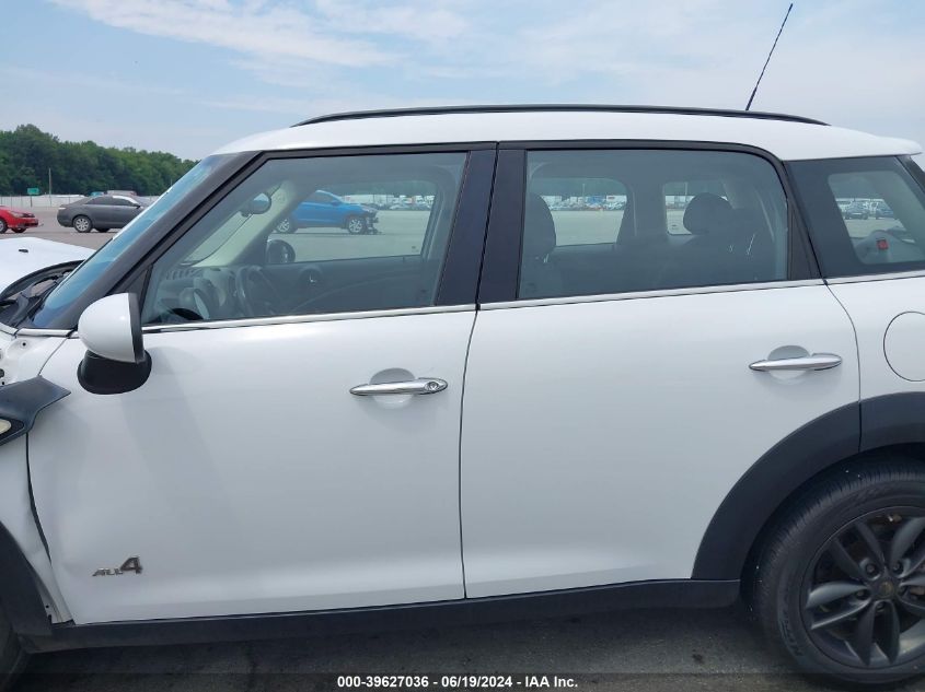 2012 Mini Cooper S Countryman VIN: WMWZC5C51CWL57995 Lot: 39627036