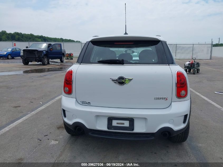 2012 Mini Cooper S Countryman VIN: WMWZC5C51CWL57995 Lot: 39627036