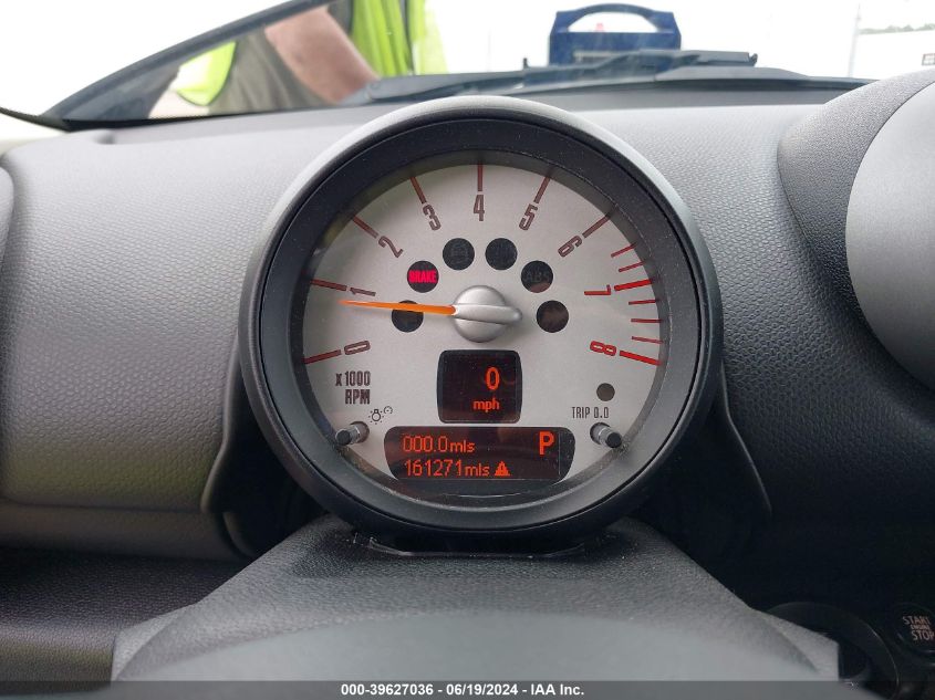 2012 Mini Cooper S Countryman VIN: WMWZC5C51CWL57995 Lot: 39627036