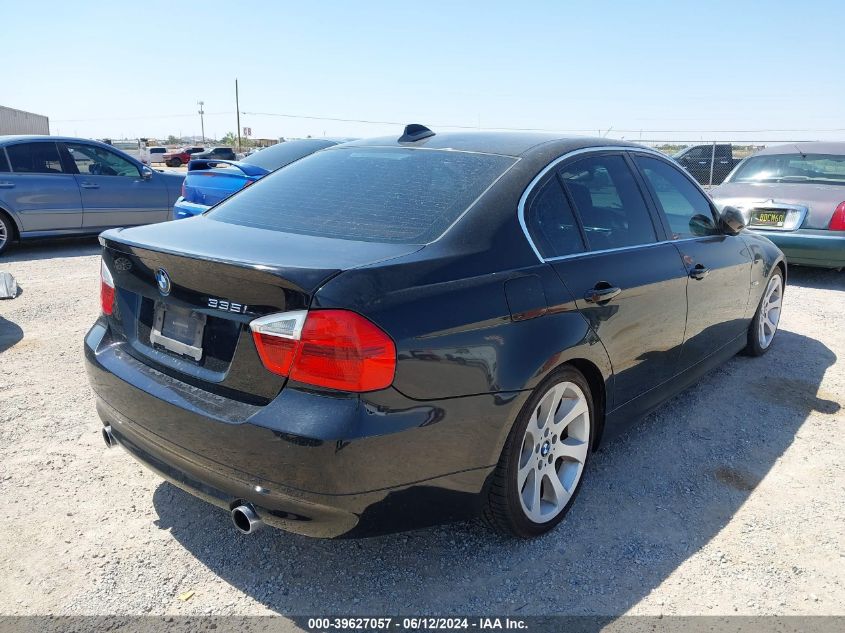 2007 BMW 335 I VIN: WBAVB73567P100263 Lot: 39627057