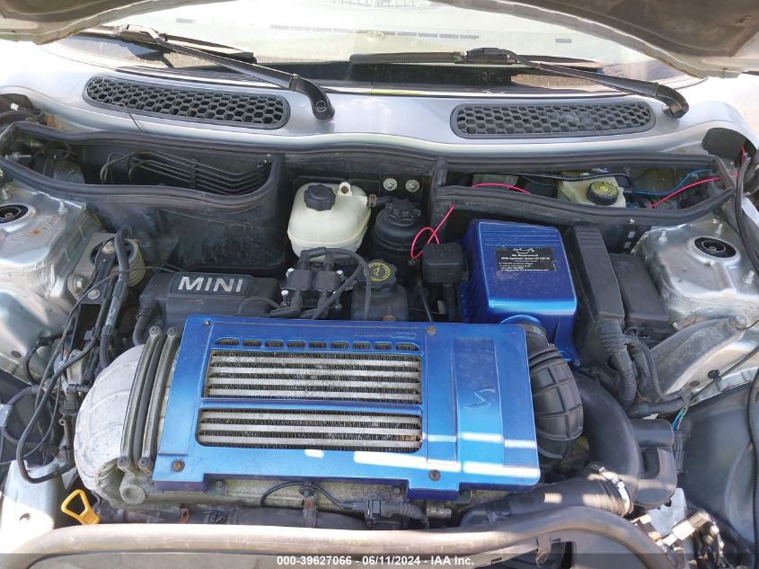 2002 Mini Cooper S VIN: WMWRE334X2XD53825 Lot: 39627066