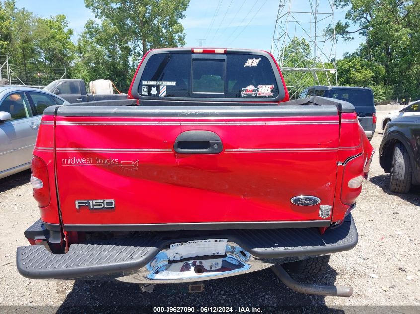 1999 Ford F-150 Lariat/Xl/Xlt VIN: 1FTRX08W2XKB50024 Lot: 39627090