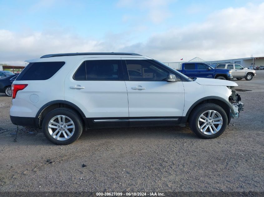 2017 Ford Explorer Xlt VIN: 1FM5K7D83HGE10587 Lot: 39627099